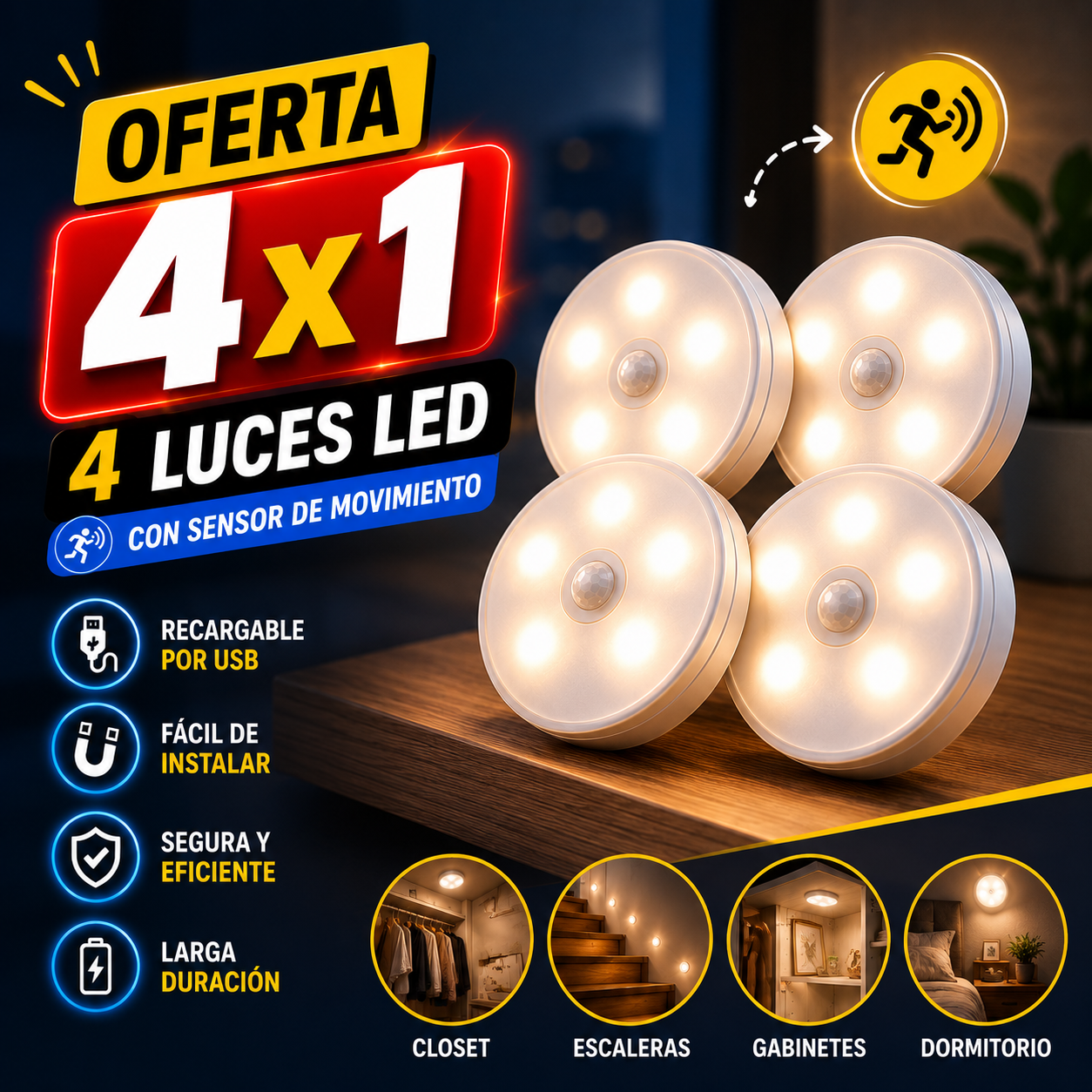 Lampara LED™Ahorro de Energia